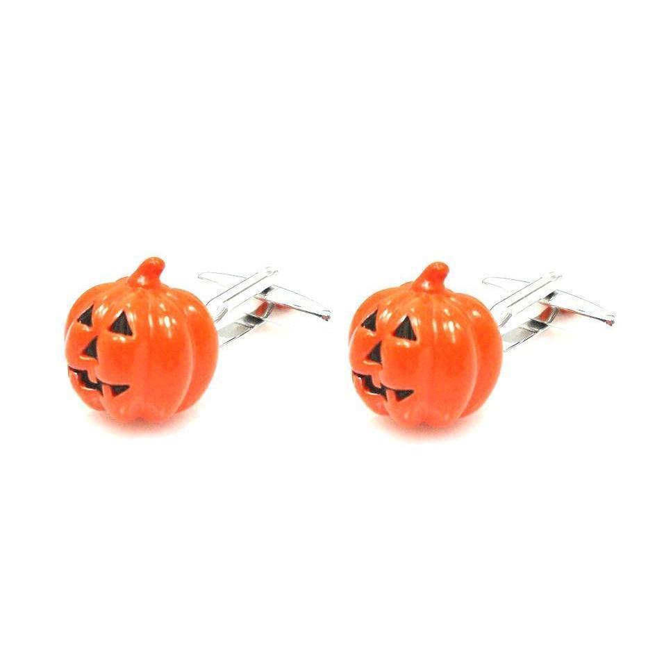 Jack O Lantern Halloween Pumpkin Cufflinks-Cufflinks-TheCuffShop-C01434-TheCuffShop.com.au