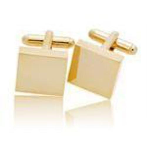 Gold Square Cufflinks