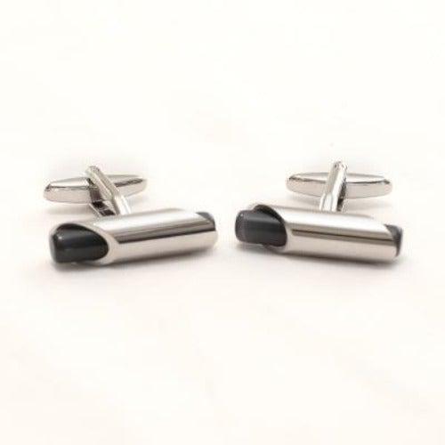 Black Bullet Barrel Cufflinks-Cufflinks-TheCuffShop-C00290-TheCuffShop.com.au