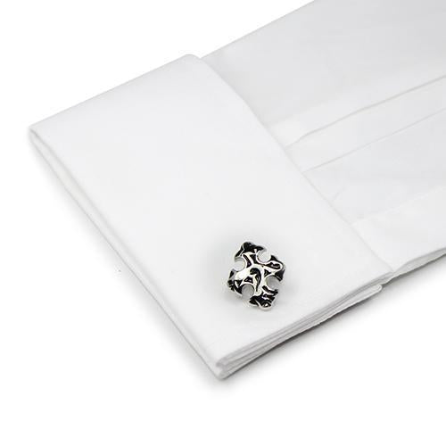 Black Ninja Star Cufflinks-Cufflinks-TheCuffShop-C00790-TheCuffShop.com.au