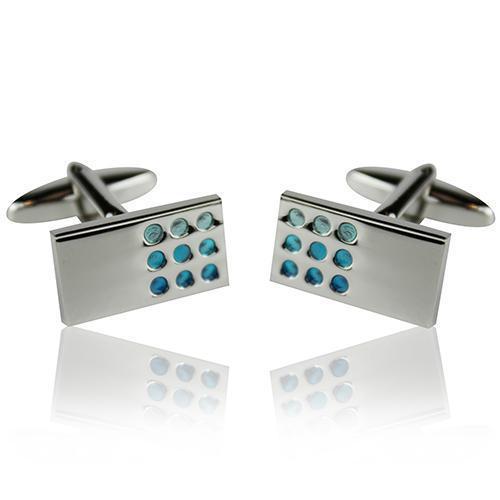 Blue Eclipse Cufflinks-Cufflinks-TheCuffShop-C00734-TheCuffShop.com.au