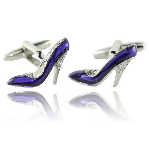 Blue High Heels Cufflinks-Cufflinks-TheCuffShop-C00360-TheCuffShop.com.au