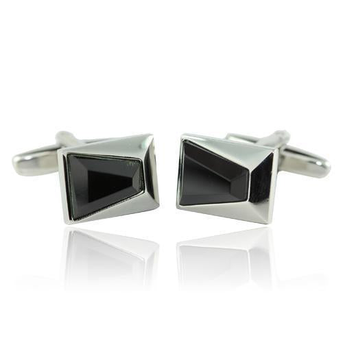Blue Polygon Cufflinks-Cufflinks-TheCuffShop-C00900-TheCuffShop.com.au