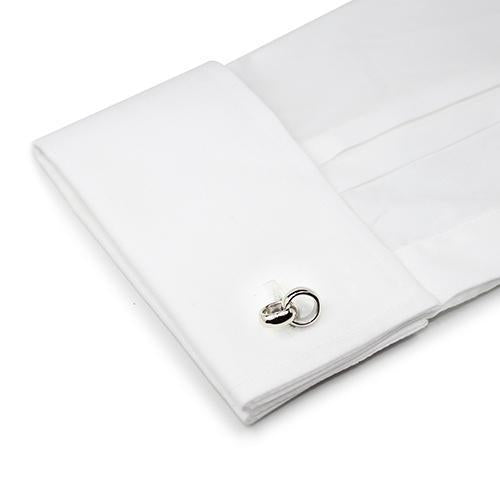 Connected Ring Cufflinks