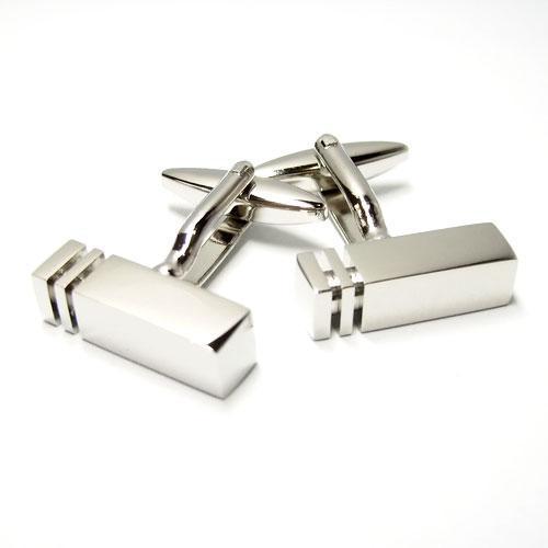 Cut Out Rectangle Cufflinks-Cufflinks-TheCuffShop-C00584-TheCuffShop.com.au