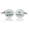 Dont Worry...Be Happy Cufflinks-Cufflinks-TheCuffShop-C00756-TheCuffShop.com.au