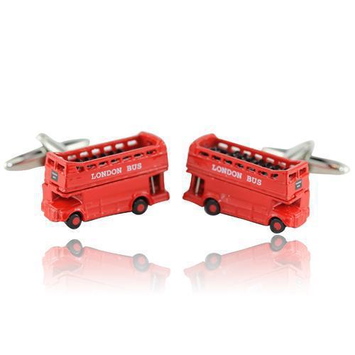 Double Decker Bus Cufflinks-Cufflinks-TheCuffShop-C01126-TheCuffShop.com.au