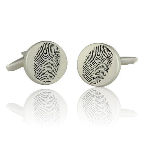 Fingerprint Cufflinks-Cufflinks-TheCuffShop-C00839-TheCuffShop.com.au