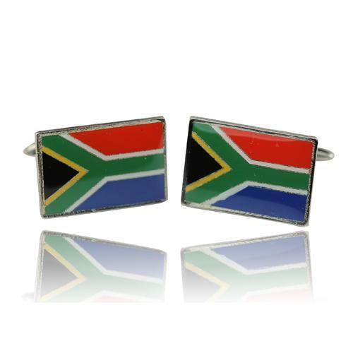 Flag - South Africa Flag Cufflinks-Cufflinks-TheCuffShop-C01647-TheCuffShop.com.au