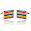 Footy Supporter Cufflinks-Cufflinks-TheCuffShop-C01297-TheCuffShop.com.au