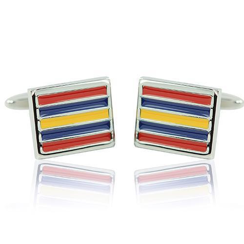 Footy Supporter Cufflinks-Cufflinks-TheCuffShop-C01298-TheCuffShop.com.au