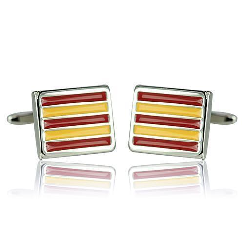 Footy Supporter Cufflinks-Cufflinks-TheCuffShop-C01306-TheCuffShop.com.au