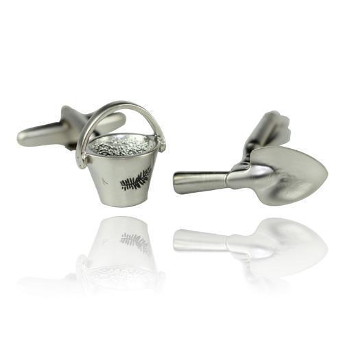 Gardening Shovel And Bucket Cufflinks-Cufflinks-TheCuffShop-C00869-TheCuffShop.com.au