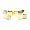 Gold And Silver Four Square Cufflinks-Cufflinks-TheCuffShop-C00941-TheCuffShop.com.au
