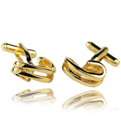Gold Belt Cufflinks-Cufflinks-TheCuffShop-C00027-TheCuffShop.com.au