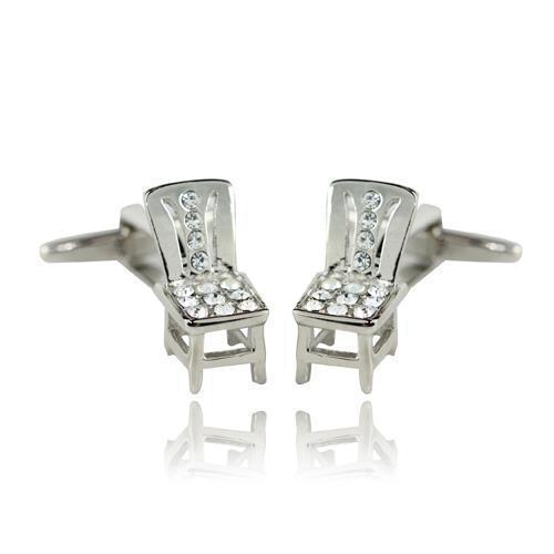 Gold Chair Cufflinks-Cufflinks-TheCuffShop-C00152-TheCuffShop.com.au