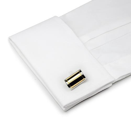 Gold Cylinder Cufflinks