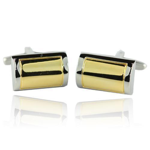 Gold Cylinder Cufflinks-Cufflinks-TheCuffShop-C01471-TheCuffShop.com.au
