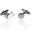 Golf Club Head And Ball Cufflinks-Cufflinks-TheCuffShop-C00661-TheCuffShop.com.au