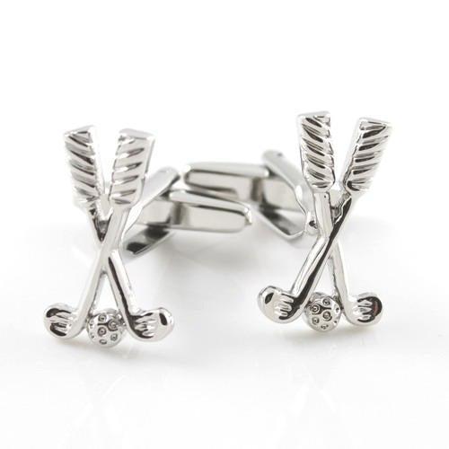 Golf Clubs Cufflinks-Cufflinks-TheCuffShop-C00978-TheCuffShop.com.au