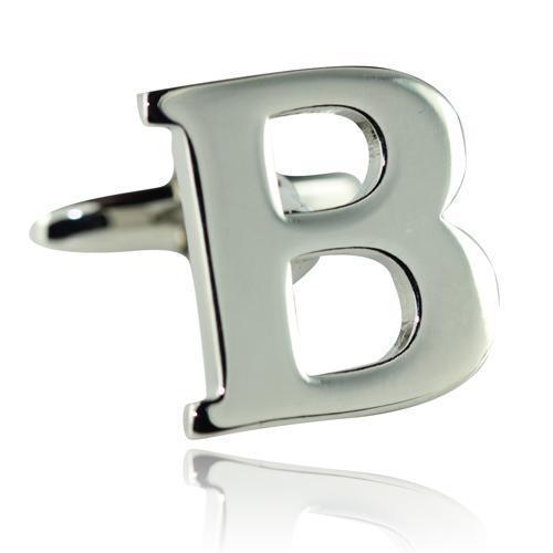 Letter B Cufflinks-Cufflinks-TheCuffShop-C01408-TheCuffShop.com.au