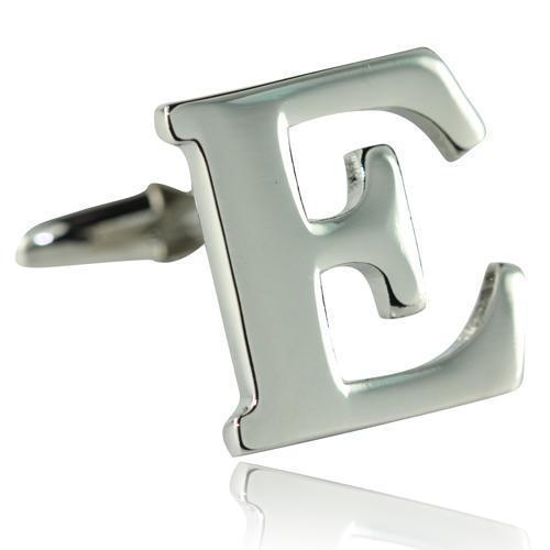 Letter E Cufflinks-Cufflinks-TheCuffShop-C01411-TheCuffShop.com.au