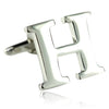 Letter H Cufflinks-Cufflinks-TheCuffShop-C01414-TheCuffShop.com.au