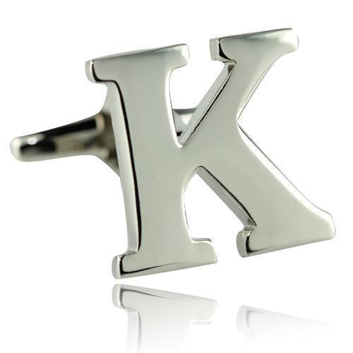 Letter K Cufflinks-Cufflinks-TheCuffShop-C01417-TheCuffShop.com.au