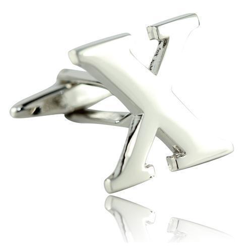 Letter X Cufflinks-Cufflinks-TheCuffShop-C01430-TheCuffShop.com.au