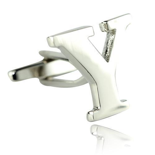 Letter Y Cufflinks-Cufflinks-TheCuffShop-C01431-TheCuffShop.com.au