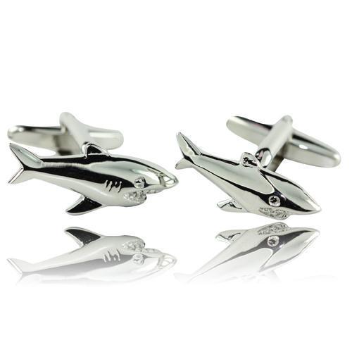 Mako Shark Cufflinks-Cufflinks-TheCuffShop-C00269-TheCuffShop.com.au