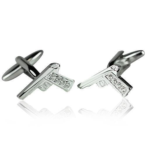 Man With The Golden Gun Cufflinks-Cufflinks-TheCuffShop-C00546-TheCuffShop.com.au