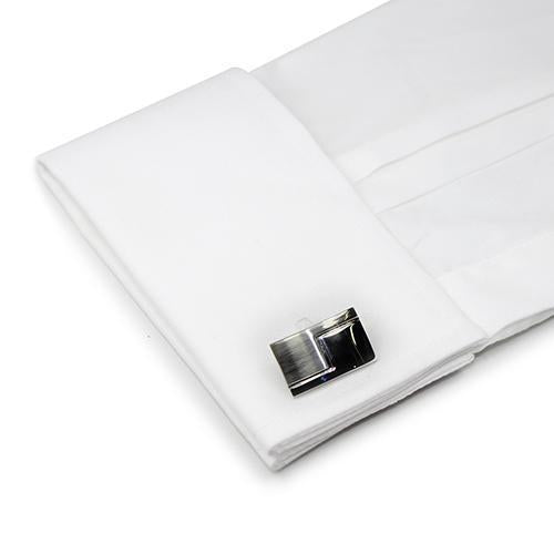 Matt And Gloss Pattern Cufflinks-Cufflinks-TheCuffShop-C00857-TheCuffShop.com.au