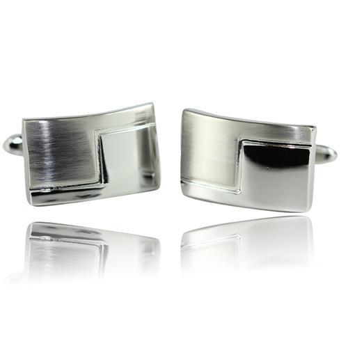 Matt And Gloss Pattern Cufflinks-Cufflinks-TheCuffShop-C00857-TheCuffShop.com.au