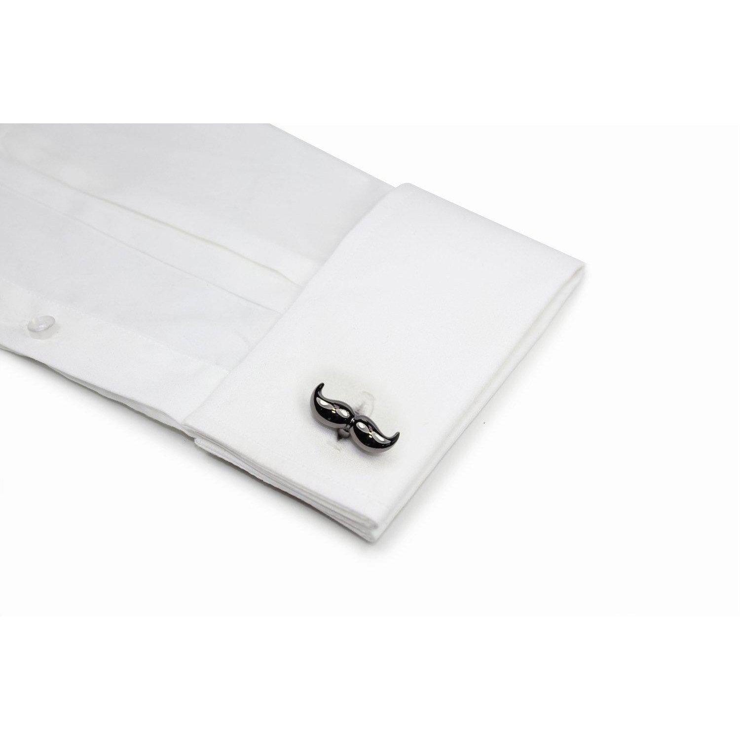 Moustache Cufflinks-Cufflinks-TheCuffShop-C00275-TheCuffShop.com.au