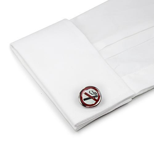 No Smoking Cufflinks-Cufflinks-TheCuffShop-C00757-TheCuffShop.com.au