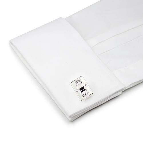 On-Off Switch Cufflinks-Cufflinks-TheCuffShop-C00502-TheCuffShop.com.au