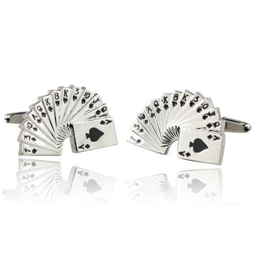 Poker Hand Cufflinks-Cufflinks-TheCuffShop-C00751-TheCuffShop.com.au