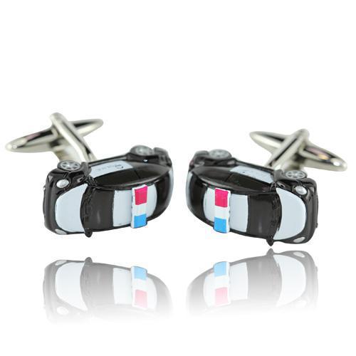 Police Car Cufflinks-Cufflinks-TheCuffShop-C01121-TheCuffShop.com.au