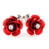 Red Rose Cufflinks-Cufflinks-TheCuffShop-C00991-TheCuffShop.com.au