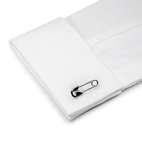 Safety Pin Cufflinks-Cufflinks-TheCuffShop-C00867-TheCuffShop.com.au