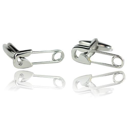 Safety Pin Cufflinks-Cufflinks-TheCuffShop-C00867-TheCuffShop.com.au