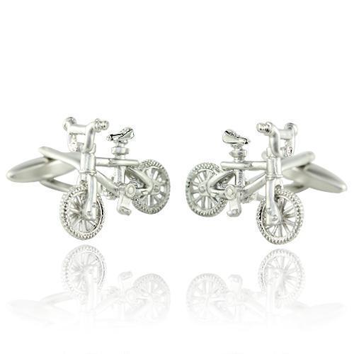 Silver Bicycle Cufflinks-Cufflinks-TheCuffShop-C01123-TheCuffShop.com.au