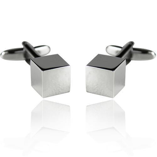 Silver Cube Cufflinks