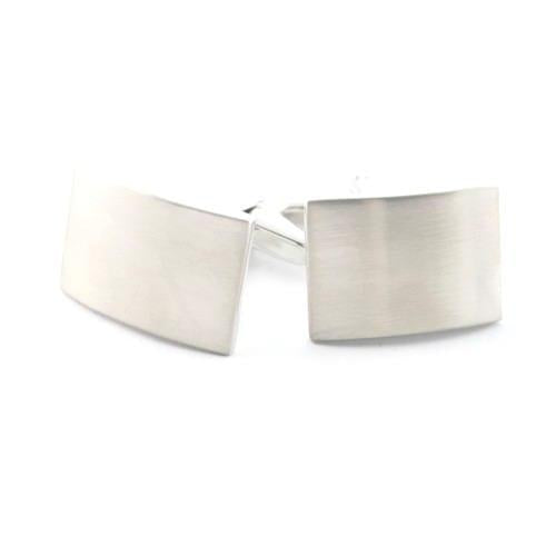 Silver Matt Cufflinks-Cufflinks-TheCuffShop-C00926-TheCuffShop.com.au