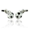 Soccer Ball Black Cufflinks-Cufflinks-TheCuffShop-C00343-TheCuffShop.com.au