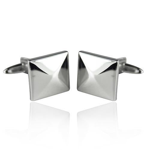 Square Pyramid Cufflinks-Cufflinks-TheCuffShop-C00569-TheCuffShop.com.au
