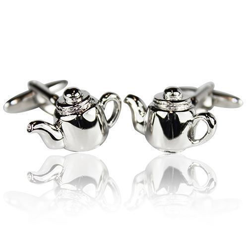 Teapot Cufflinks-Cufflinks-TheCuffShop-C00601-TheCuffShop.com.au