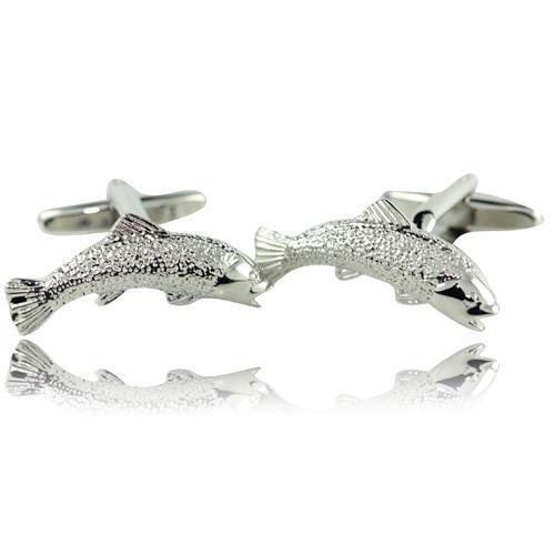 Trout Fish Cufflinks-Cufflinks-TheCuffShop-C00270-TheCuffShop.com.au