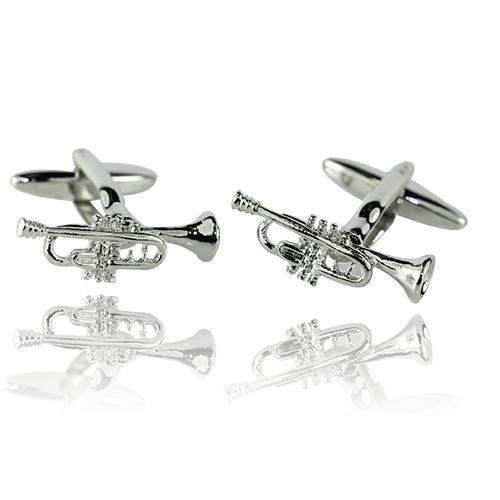 Trumpet Cufflinks-Cufflinks-TheCuffShop-C01096-TheCuffShop.com.au